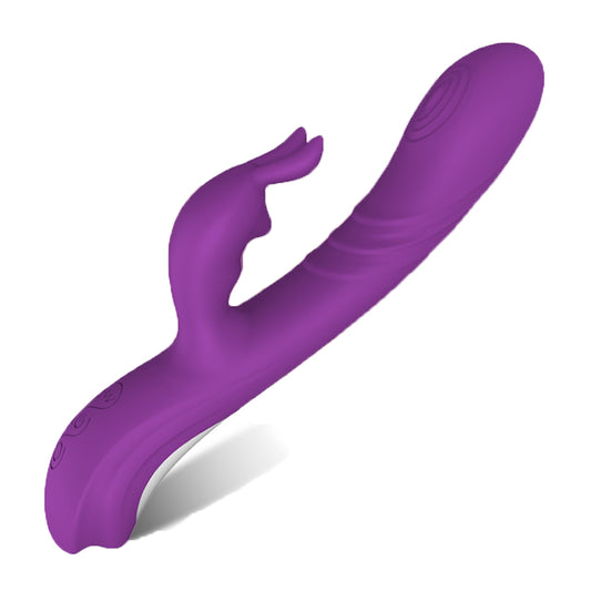 G-punktsvibrator med fingerrörelse och klitorisvibration